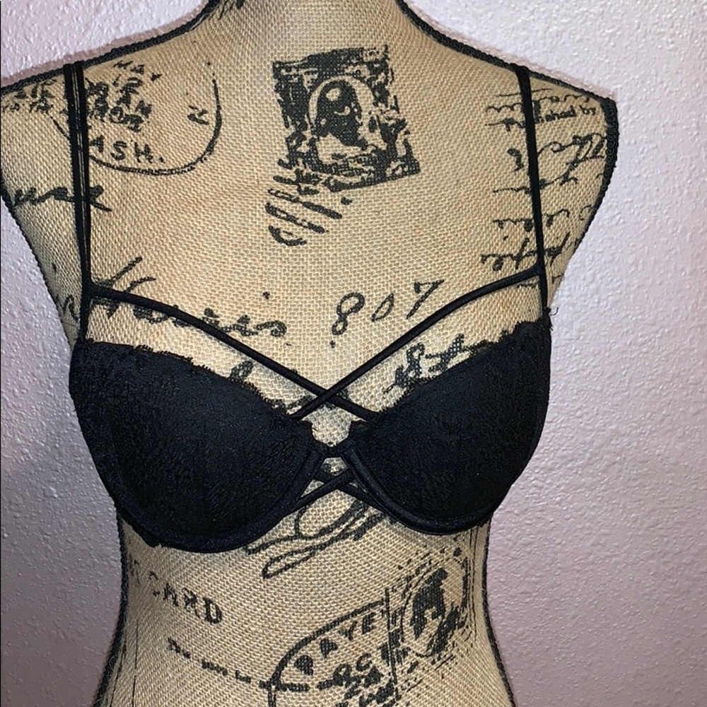 Pink bra